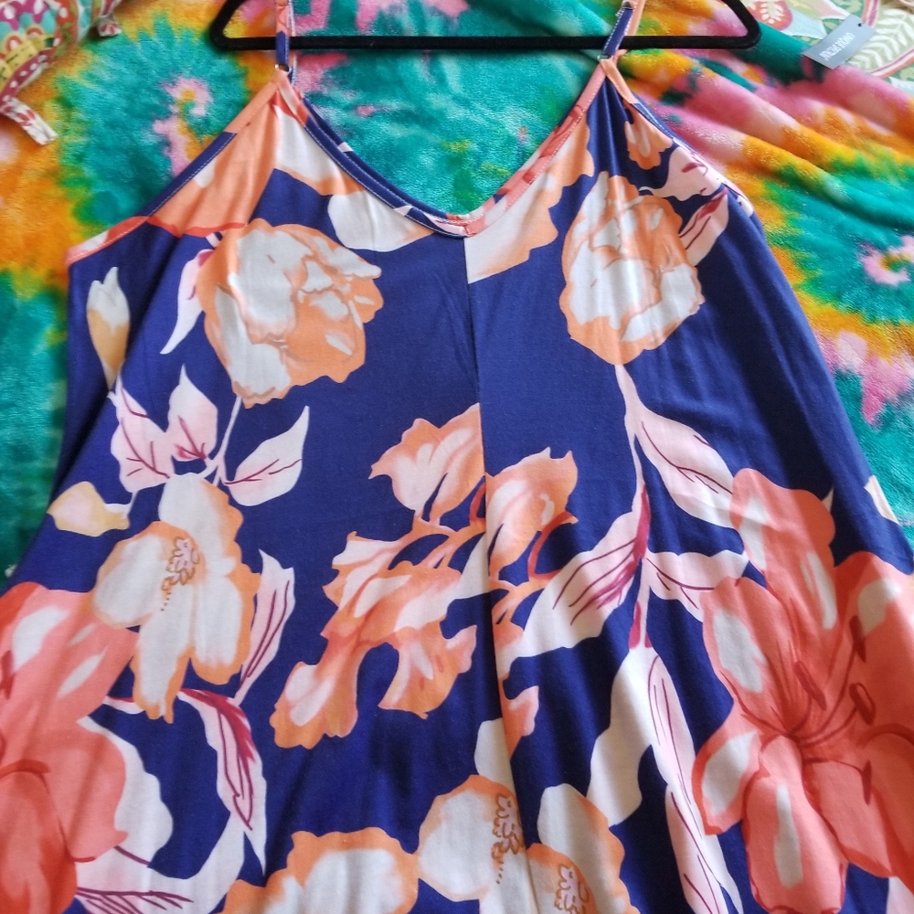 Adjustable strap maxi dress